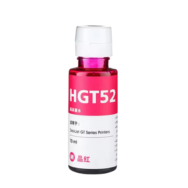 Tusz INQ GT52 Purpurowy / Magenta do drukarek HP Smart Tank 500 seria - zamiennik